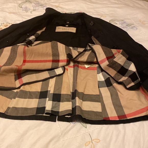 Burberry Brit trench coat black , little worn, size 36, fitted cut. - Picture 5 of 7